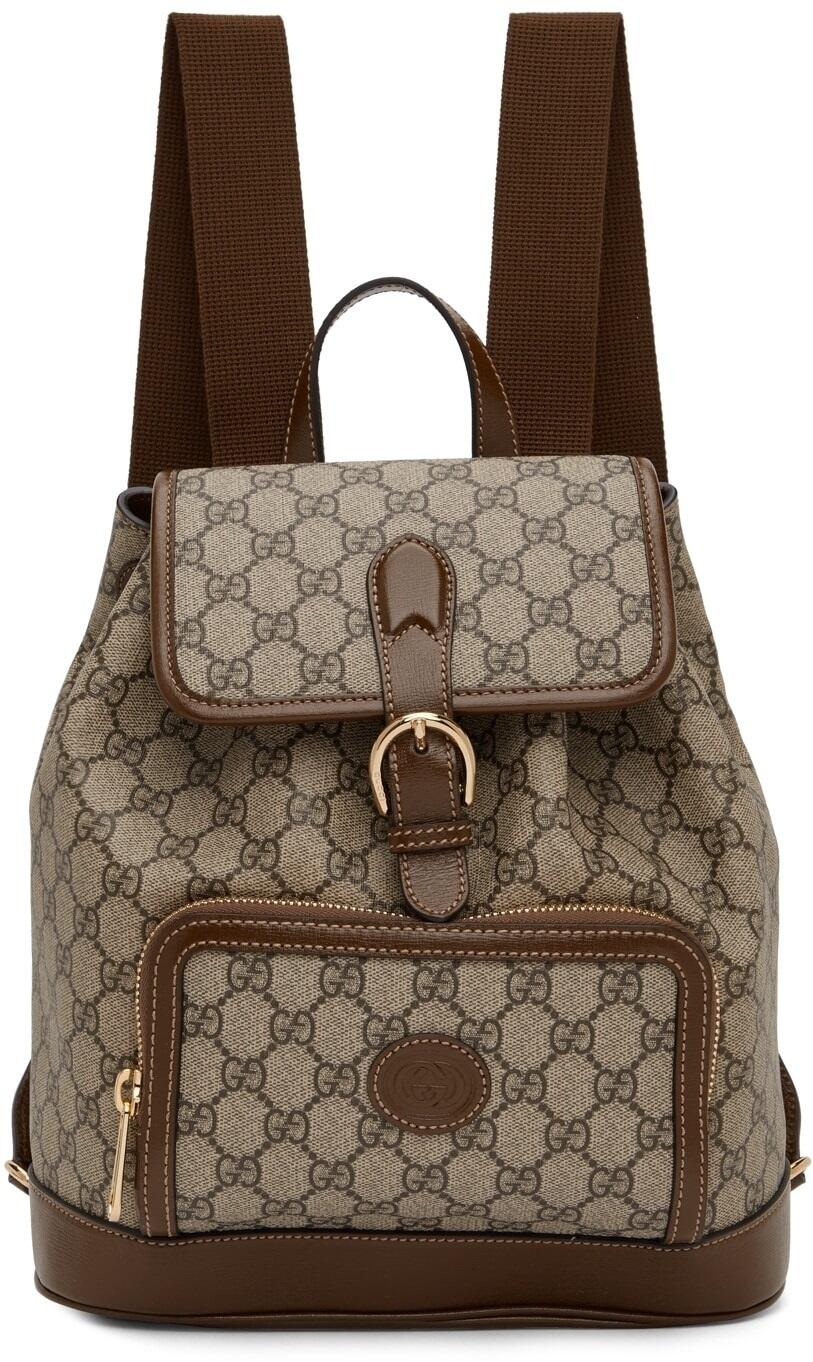 【GUCCI】インターロッキングG付き バックパック